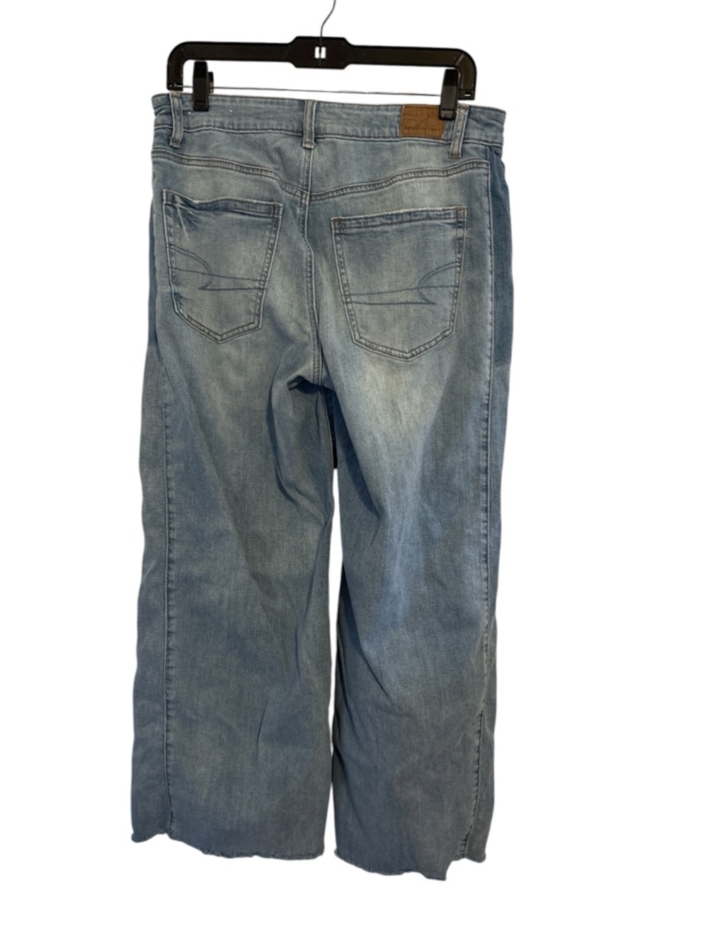 American Eagle Patchwork Low Rise Baggy Wide Leg Jeans 8 - Picture 5 of 8